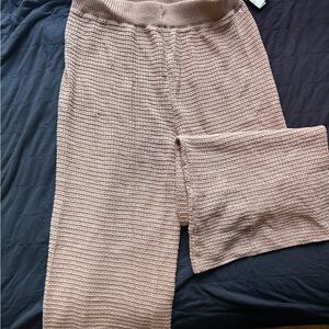 Sincerely Jules Cozy Knit Pants in Light Brown